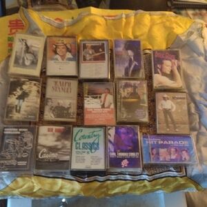 Vintage Country Music Cassette Tape Collection